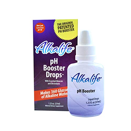Alkalife pH Booster Drops | The First Patented Alkaline Water Booster to Neutralize Acid & Balance pH for Immune Support, Peak Performance, Detox and Overall Wellness – 1.25oz