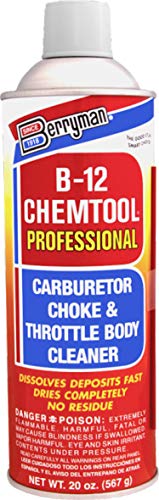Berryman Products 0120 B-12 CHEMTOOL Carburetor, Choke & Throttle Body Cleaner, 20-Ounce aerosol (0120C) , RED