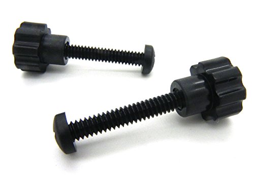 Pet Carrier Fasteners - 12pk BLACK (PLASTIC BOLTS - PLASTIC NUTS)