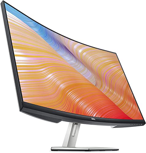 Dell S3222HN 32 inch 1080P Computer Monitor, Full HD 75Hz AMD FreeSync Curved Display, 3000:1 Contrast Ratio and 99% sRGB Coverage, Ideal for Home and Business, Black