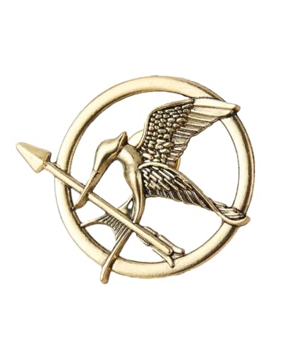 The Katniss Everdeen Costume, Mockingjay Pin for Hunger Games Pin,Prop Replica, Strong, Copper, for Hunger Games Movie Enthusiasts