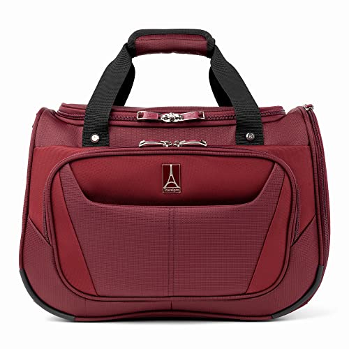 Travelpro Maxlite 5 Softside Lightweight Underseat Carry-On Travel Tote, Overnight Weekender Bag, Men and Women, Burgundy, 18-Inch