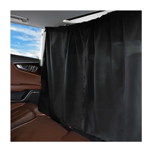 Car Divider Privacy Curtains Sun Shade, Car Window Camping Travel Shades Partition Screen, Automotive Interior Front Rear Seat Blackout Partition Space Protect for Sleeping Baby Kids