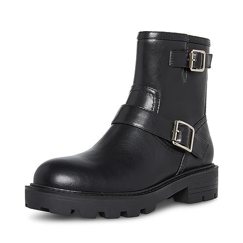Madden Girl Women's Fareway Ankle Boot, Black Paris, 7