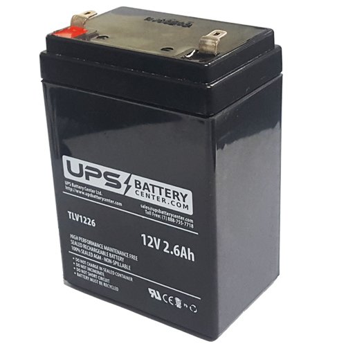 FirstPower FP1226A 12V 2.6Ah Replacement Battery