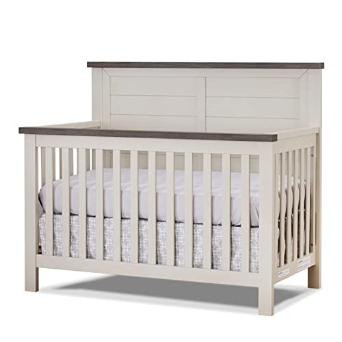 Sorelle Furniture Westley Crib, Classic 4-In-1 Convertible Pannel Crib, Baby Crib Made of Wood, Non-Toxic Finish, Wooden Baby Bed, Toddler Bed, Child’s Daybed-Chocolate Bisque