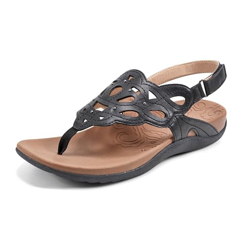 Rockport Women's Ridge Sling Sandal, Bronze, 10 W US
