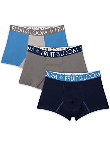 Fruit of the Loom Men's Trunks, Short Leg Boxer Briefs, Performance Cooling-Colors May Vary, Medium
