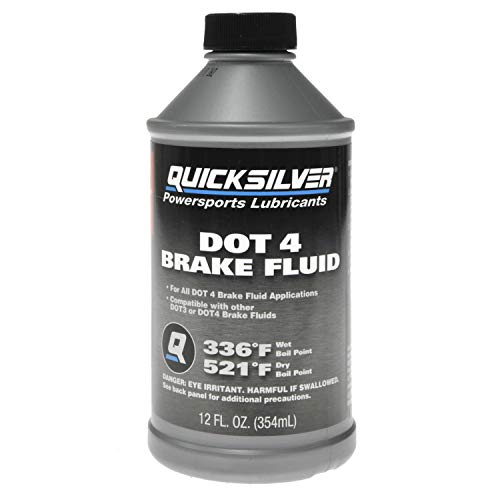Quicksilver 8M0128415 DOT 4 Brake Fluid – 12 Ounce