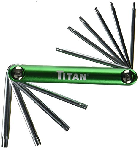 Titan 12710 Tamper Proof Star Key Set, Green