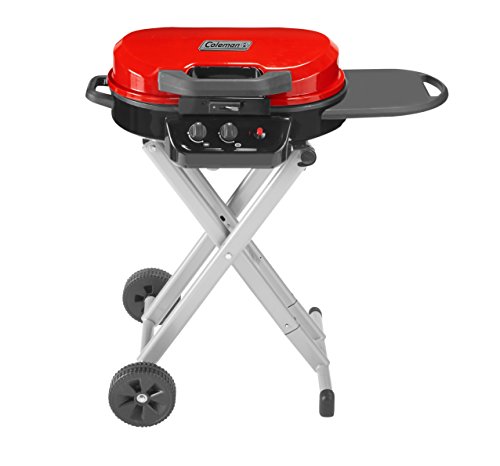 Coleman RoadTrip 225: Portable Propane Grill, Gas Grill with Push-Button Start, Foldable Legs & Wheels, Side Table, and 11k BTUs