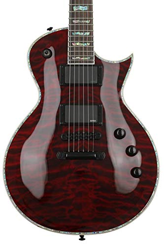 ESP LTD EC-1000 Electric Guitar, See Thru Black Cherry