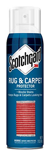 Scotchgard Rug & Carpet Protector, Carpet & Rug Protector Blocks Stains During Fall and Winter Holidays, Fabric Protector Makes Cleanup of Stains from Food Spills Easier, 17 oz