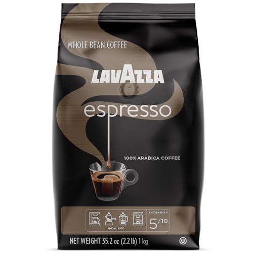 Lavazza Espresso Whole Bean Coffee Blend, Medium Roast, 2.2 Pound Bag (Packaging May Vary) Premium Quality, Non GMO, 100% Arabica, Rich bodied