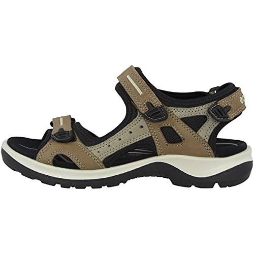 ECCO Women's Yucatan Sport Sandal, Birch Nubuck, 8-8.5