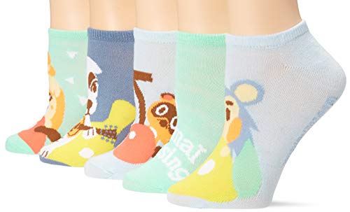 Nintendo Women's Animal Crossing 5 Pack No Show Socks