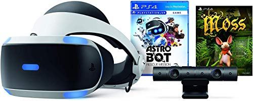 Playstation VR - Astro BOT Rescue Mission + Moss Super Bundle: Playstation VR Headset, Playstation Camera, Demo Disc 2.0, Astro BOT Rescue Mission + Moss Game