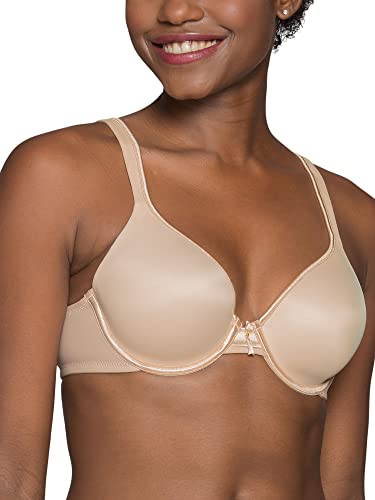 Vanity Fair Womens With 2-way Convertible Straps, Body Caress Full Coverage, Lightly Lined Cups Up To Dd Bra, Underwire - Beige, 36DD US