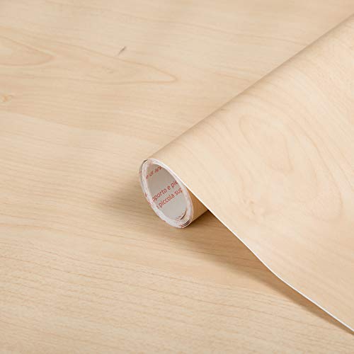 d-c-fix Peel and Stick Contact Paper Maple Wood Grain Self-Adhesive Film Waterproof & Removable Wallpaper Decorative Vinyl for Kitchen, Countertops, Cabinets 17.7' x 78.7'