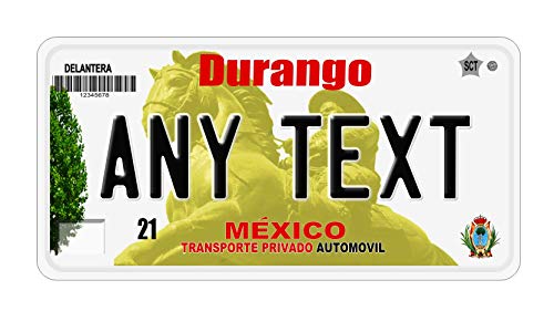 PROJECKT Placas de Durango personalizada_AB