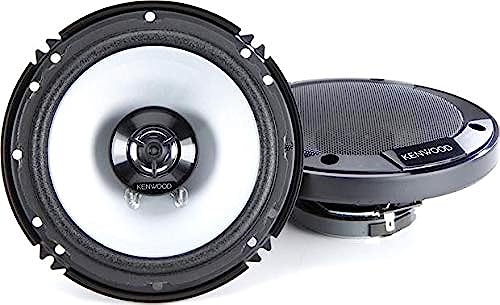 Kenwood KFC-1666S 300 Watts 6.5' 2-Way Car Coaxial Speakers with Sound Field Enhancer - Pair