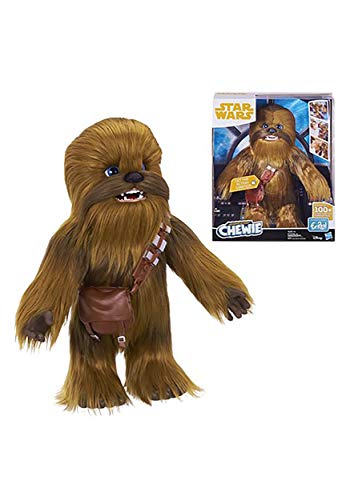 Star Wars Ultimate Co-Pilot Chewie Interactive Plush Toy, Brought to Life by FurReal, 100+ Sound-and-Motion Combinations, Brown, Standard