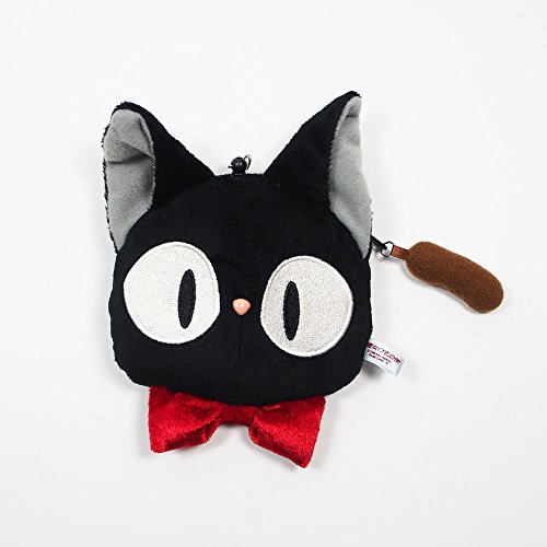 サンアロー(Sun Arrow) Studio Ghibli Kiki's Delivery Service Jiji Reel Pass Case, Height 7.5 inches (19 cm)