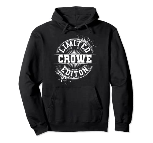 CROWE Funny Surname Family Tree Birthday Reunion Gift Idea Pullover Hoodie