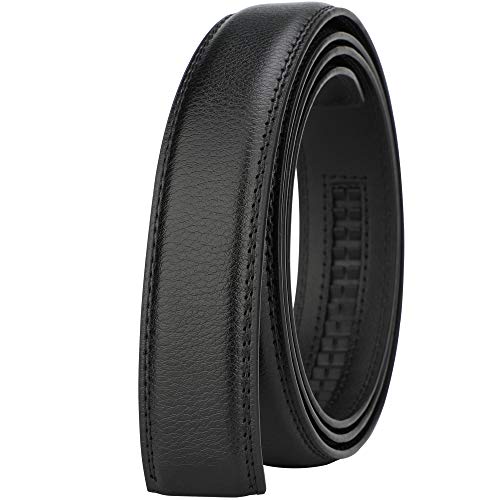 Lavemi Replacement Belt Strap for Rachet Belt, Width: 1 3/8'(Black 44')