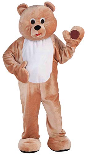 Forum Novelties costumes Deluxe Plush Honey Bear Mascot Adult Sized Costumes, Tan, One Size US