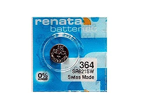 Renata Batteries 364 Silver Oxide Battery (5 Pack)