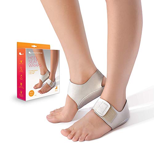 Heel That Pain Heel Seat Wraps for Plantar Fasciitis and Heel Spurs | Patented, Clinically Proven, 100% Guaranteed (Large)