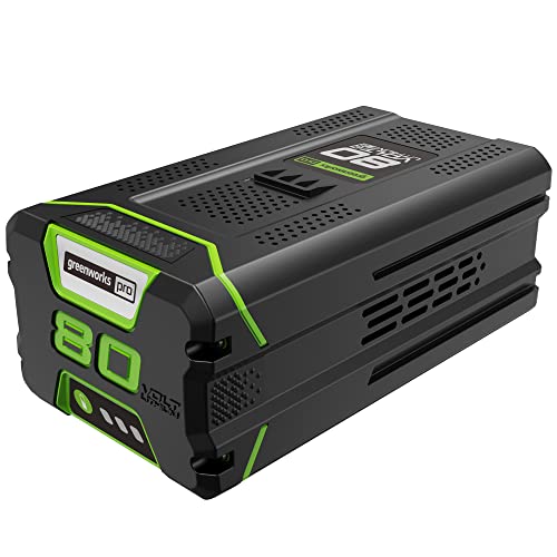 Greenworks PRO 80V 4.0Ah Lithium-Ion Battery ((Genuine Greenworks Battery / 75+ Compatible Tools)