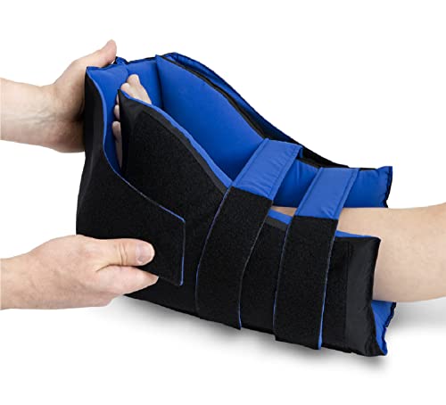 NYOrtho Pressure Relieving Heel Protector - Off-Loading Heel Float For Wounds Or Bed Sores - Durable Adjustable Straps For Secure Closure