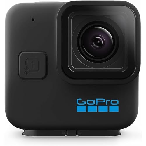 GoPro HERO11 Black Mini - Compact Waterproof Action Camera with 5.3K60 Ultra HD Video, 24.7MP Frame Grabs, 1/1.9' Image Sensor, Live Streaming, Stabilization