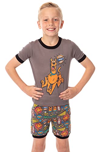 INTIMO Scooby Doo Scooby Dooby Doo Cotton Pajama Short Set, Grey, 6