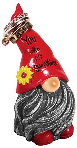 Busy Gaming Life You Are My Sunshine Gnomes Gnome Ring Holder for Jewelry, Gnome Gifts for Women, Birthday Gifts for Mom, Daughter, Wife, Girlfriend