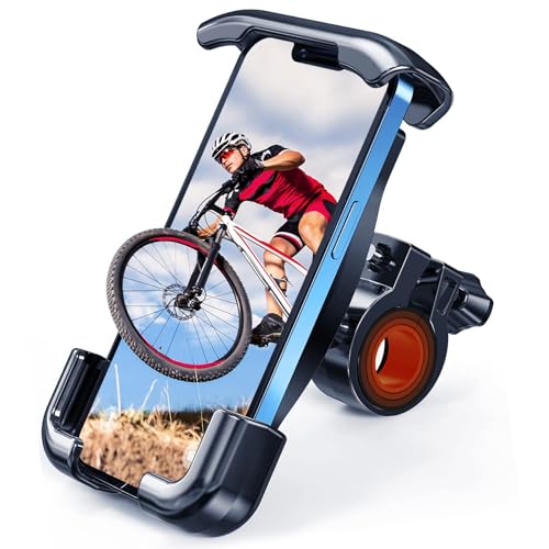 VATAPO Motobike Phone Mount, Bike/Scooter Phone Holder,Cell Phone Clamp for Direct Screen Mobile Phone and More 4.7-7.2' Phone.