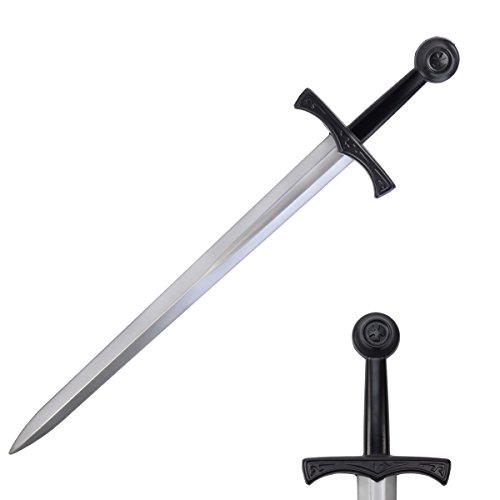 Hero's Edge G-JS101 Foam Excalibur Sword, 28' silver