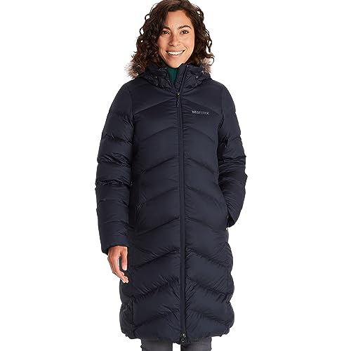 MARMOT Women's Montreaux Coat Parka for Women and Winter, Insulated and Water-Resistant, Midnight Navy, Large