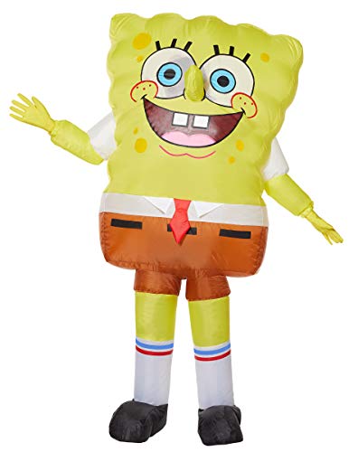 Spirit Halloween Kids Spongebob Squarepants Inflatable Costume | OFFICALLY LICENSED - OS