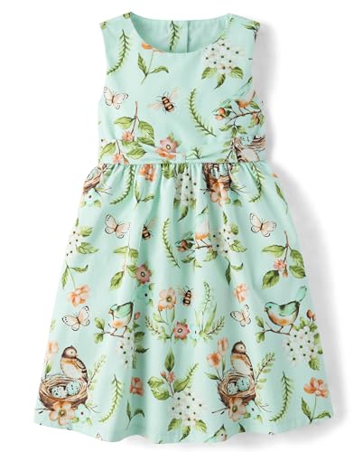 Gymboree,and Toddler Sleeveless Dressy Dress,Blue Coral,3T