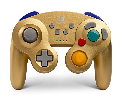 PowerA Wireless Controller for Nintendo Switch – GameCube Style: Gold