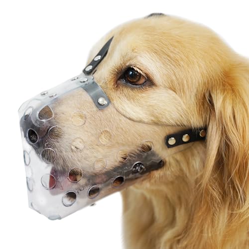 Dog Muzzle, Basket Muzzle for Small Medium Large Sized Dogs, Muzzle for Dogs to Prevent Biting for Grooming Scavenging, Breathable Muzzle for Husky Golden Retriever Labrador Beagle