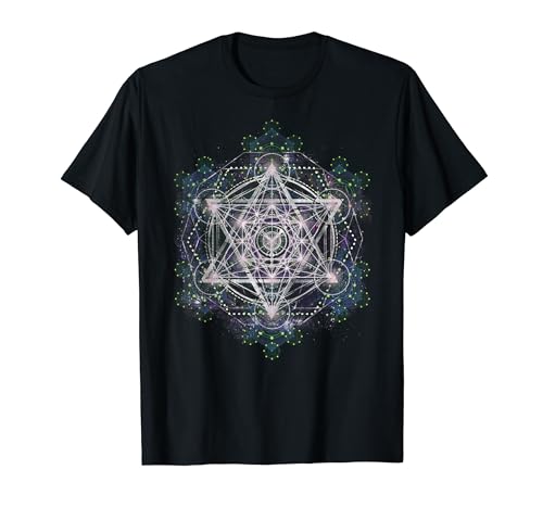 Metatron Cube Sacred Geometry Shirt - Spiritual Yoga T-shirt