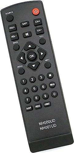 New Nh000ud Nh001ud Remote Replaced for Sylvania Emerson Lc260em2 Lc320em2 Rlc320em1 Lc220em1 Rlc220em1 Rlc320em2f Rlc320em2 Lc401em2f Lc401em2 Lc401em3f Lc320em3f Rlc370em2 Lc370em2