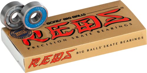 Bones Big Balls Reds Skateboard Bearings 8 Pack