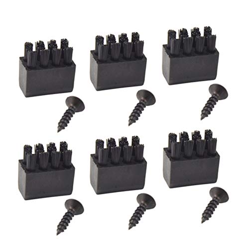JooFn Arrow Rest Replacement Brushes 6pcs with 6pcs Screws for Hostage Arrow Rest Archery Bow