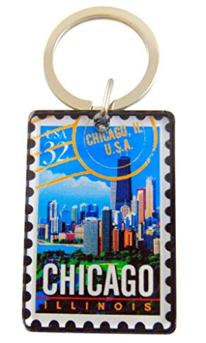 Westmon Works Chicago Illinois Key Chain Acrylic Souvenir Keychain Retro Gift 2 Inch