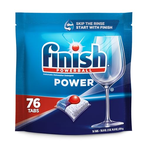 Finish Power - 76ct - Dishwasher Detergent - Powerball - Dishwashing Tablets - Dish Tabs